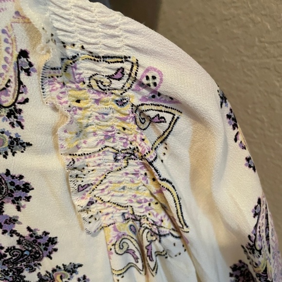 NWT Free People Girl Talk Balloon Slv Tunic or Dress Boho Western Festival M - Picture 8 of 9